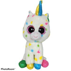 Ty Harmonie Unicorn VelveTy Beanie Boo Plush 8 Inch